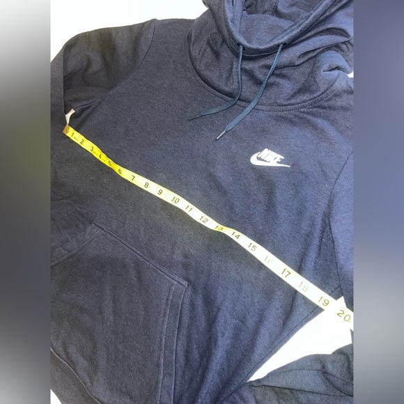 Nike Sportswear Club Fleece Pullover Hoodie Navy Blue Men’s Small - Picture 3 of 5